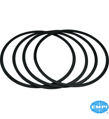 Cylinder shim set, 1.7/1.8/2.0 Type 4, 0.5 mm thickness, 4 pieces. For adjusting deck height without machining the pistons