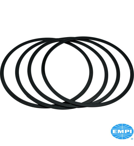 Cylinder shim set, 1.7/1.8/2.0 Type 4, 0.5 mm thickness, 4 pieces. For adjusting deck height without machining the pistons