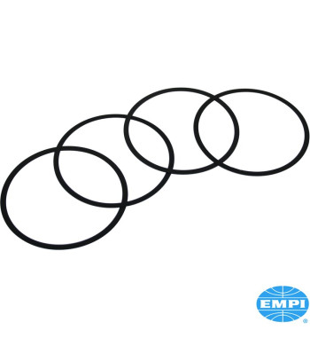 Cylinder shim set, 85.5/87/88 mm, 0.25 mm thickness, 4 pieces. For adjusting deck height without machining the pistons