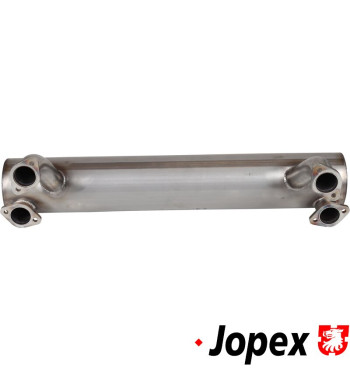 Exhaust rear, Performance, 42 mm tubing, without heat bells, with two tail pipes. Made of stainless steel