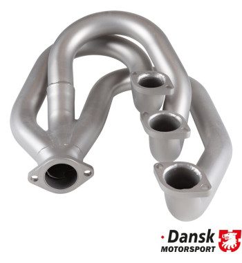 Racing heat exchanger without heating function, Ø45 mm outside, left. Made of stainless steel. Modification can be needed