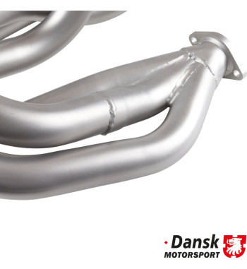Racing heat exchanger without heating function, Ø45 mm outside, left. Made of stainless steel. Modification can be needed