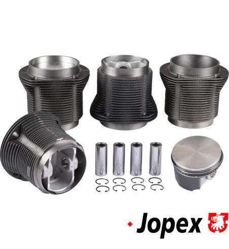 Zestaw tłoków i cylindrów kuty, średnica otworu 94.0 mm, skok 82.0 mm, góra 101 

