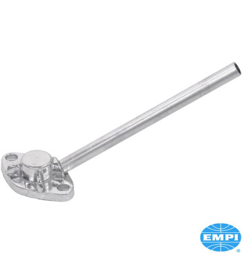 Oil dipstick adapter with gasket. Converts Type 3 and universal cases which have not been machined for a dipstick tube
