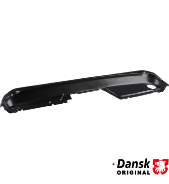 Engine tin, rear, with hole for air condition hose. For models with front air condition condenser