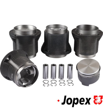 Big bore piston and cylinder set, casted, bore 94.0 mm, stroke 69.0 mm, upper 101 mm, lower 97 mm, CLASSIC
