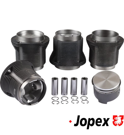 Big bore piston and cylinder set, casted, bore 94.0 mm, stroke 69.0 mm, upper 101 mm, lower 97 mm, CLASSIC Big bore piston and cylinder set, casted, bore 94.0 mm, stroke 69.0 mm, upper 101 mm, lower 97 mm, CLASSIC
