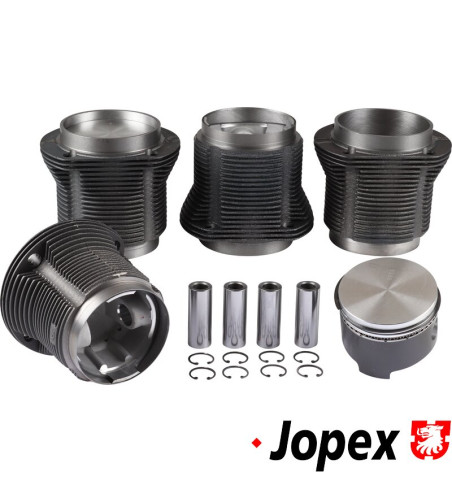 Big bore piston and cylinder set, casted, bore 94.0 mm, stroke 69.0 mm, upper 101 mm, lower 97 mm, CLASSIC