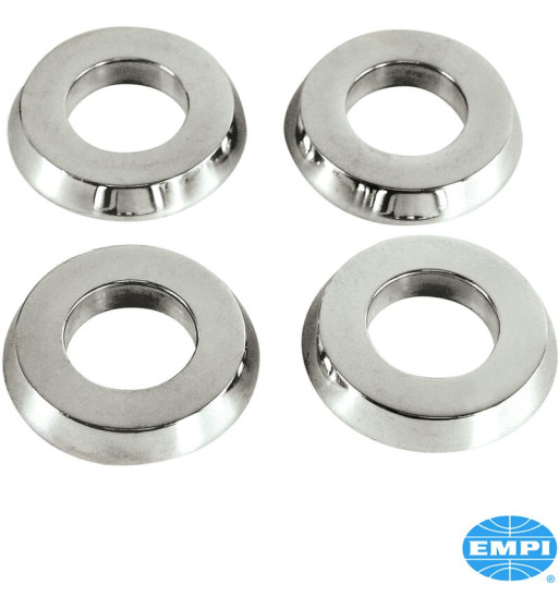 Escutcheon set for inner door handle and window winder handle, Billet style, aluminium, 4 pieces Escutcheon set for inner door handle and window winder handle, Billet style, aluminium, 4 pieces