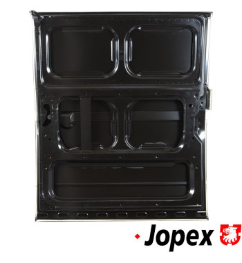 Sliding door, Cargo version, late version, right. Including the bracket for central locking unit