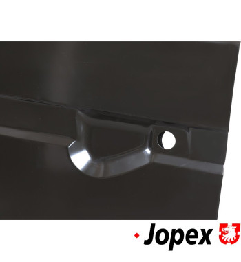Sliding door, Cargo version, late version, right. Including the bracket for central locking unit
