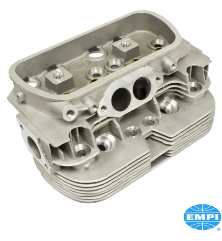 Cylinder head, dual port, 85.5 mm bore, for 14 mm - 12.7 mm thread length spark plug. Without valves
