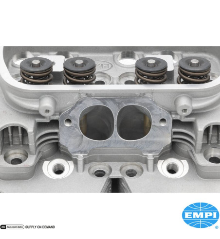 GTV-2 stage 1 wedge-port dual port cylinder head, 94 mm bore, double valve spring, 40x35.5 stainless steel valves