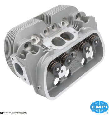 GTV-2 stage 1 wedge-port dual port cylinder head, 94 mm bore, double valve spring, 40x35.5 stainless steel valves