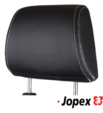 Sports seat set with seat rails, black, drivers and passengers side. For universal installation