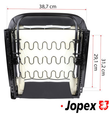 Sports seat set with seat rails, black, drivers and passengers side. For universal installation