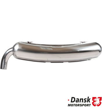 Exhaust rear, Sport, with one Ø70 mm tail pipe. Made of polished stainless steel. With TÜV/EEC approval