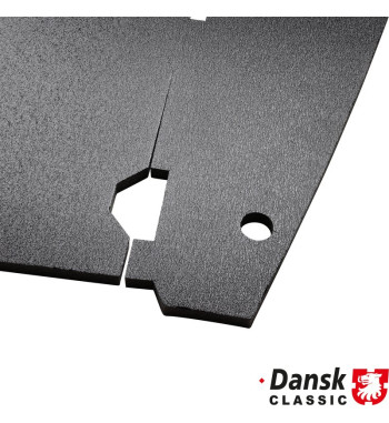 Engine bay sound damping mat, black foam. Minor modifications might be needed depending on year and model