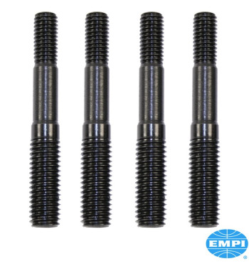 Rocker shaft stud set, chromoly, 4 pieces. For high performance cylinder heads with dual valve springs