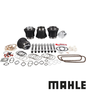 Piston and cylinder set, complete, casted, bore 85.5 mm, stroke 69.0 mm, upper 94 mm, lower 90 mm, MAHLE