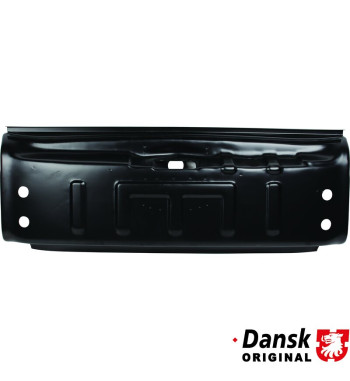 Front cross panel with hole for washer tank and without bracket for front bumper moulding
