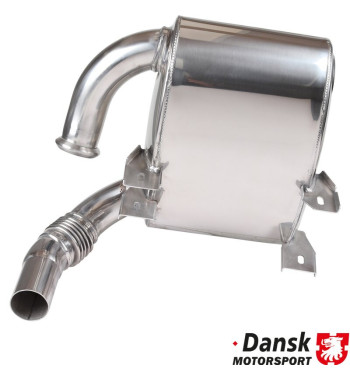 Exhaust set rear, Sport. Made of polished stainless steel. With TÜV/EEC approval for 3.4 L engine
