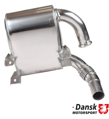 Exhaust set rear, Sport. Made of polished stainless steel. With TÜV/EEC approval for 3.4 L engine