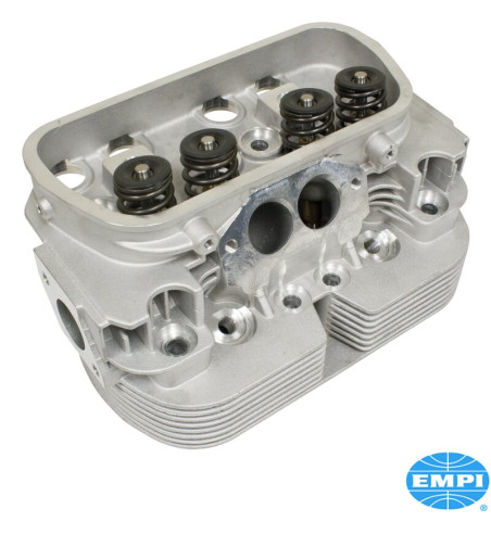 GTV-2 Racing dual port cylinder head, 90.5/92 mm bore, single valve spring, 40x35.5 stainless steel valves. Intake and exhaust p