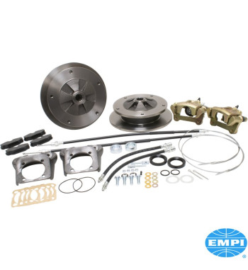 Disc brake conversion set, Zero Off-Set, Deluxe, rear, 5x205 mm, with emergency brake, for I.R.S. The kit includes all the parts