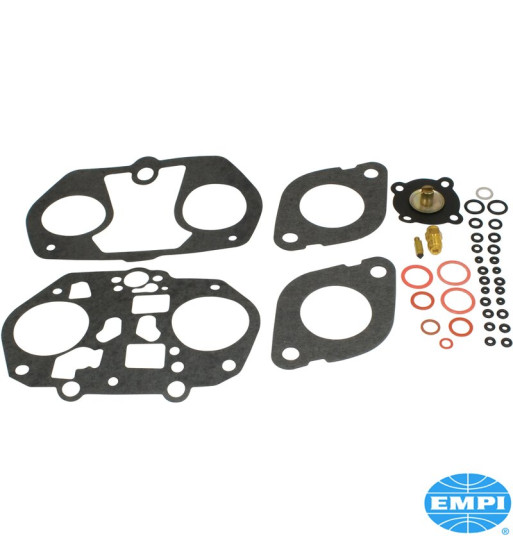 Repair kit for carburettor. For Dellorto 36/40/45 DRLA. Includes accelerator pump diaphragm, Dellorto Style needle/seat and all Repair kit for carburettor. For Dellorto 36/40/45 DRLA. Includes accelerator pump diaphragm, Dellorto Style needle/seat and all