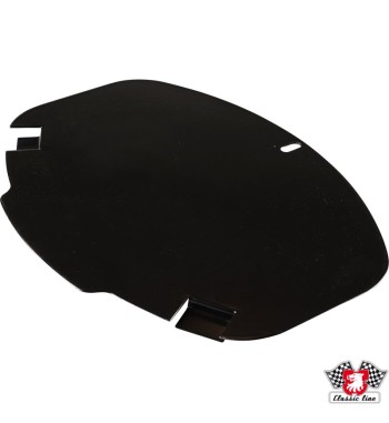 Rear chassis tunnel inspection cover. Allows access to the gear shift coupling