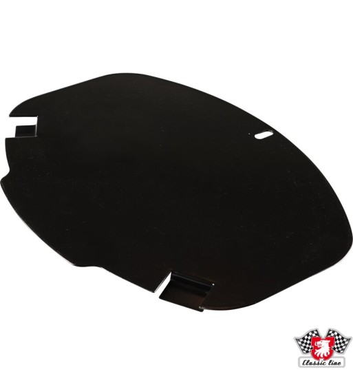 Rear chassis tunnel inspection cover. Allows access to the gear shift coupling Rear chassis tunnel inspection cover. Allows access to the gear shift coupling