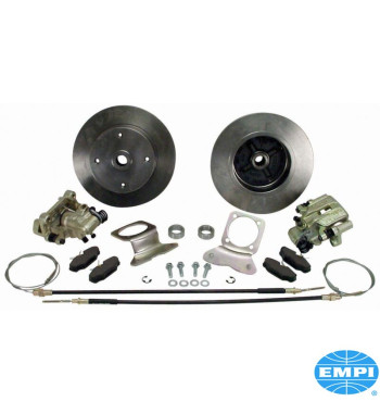 Disc brake conversion set, rear, 4x130 mm. The kit includes all the parts you need to convert your VW to disc brakes. Can be use