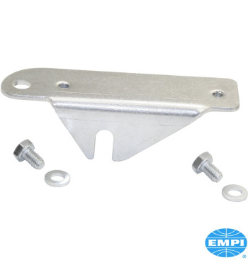 Ignition coil relocation kit. Relocating the ignition coil from the fan housing is necessary when you install dual carburetors o