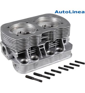 Cylinder head, 041, new, dual port, without valves. For inlet valves 40x8 mm and exhaust valves 35.5x8 mm. Spark plug M12x1.25x1