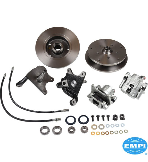 Disc brake conversion set, front, with drop spindle, double drilled, 5x205 with 12x1,5mm threads and 5x130 with 14x1,5mm threads Disc brake conversion set, front, with drop spindle, double drilled, 5x205 with 12x1,5mm threads and 5x130 with 14x1,5mm threads