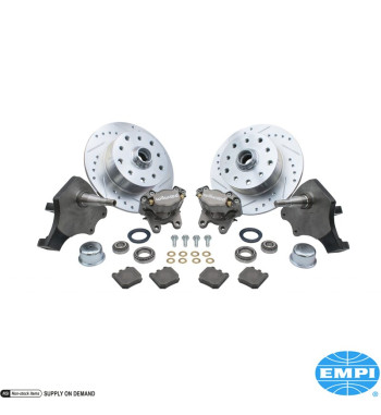 Disc brake conversion set, front, with drop spindle, 5x130, for ball joint, Wilwood. The kit includes all the parts you need to 