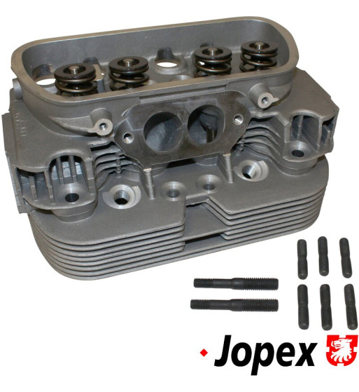 Cylinder head, 044, new, dual port, complete with valves. Inlet valves 40x8 mm and exhaust valves 35.5x8 mm. Spark plug M14x1,25 Cylinder head, 044, new, dual port, complete with valves. Inlet valves 40x8 mm and exhaust valves 35.5x8 mm. Spark plug M14x1,25