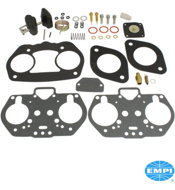 Rebuild kit for carburettor. For 40/44 IDF-40/44 HPMX. Includes accelerator pump diaphragm, float, needle/seat and all necessary