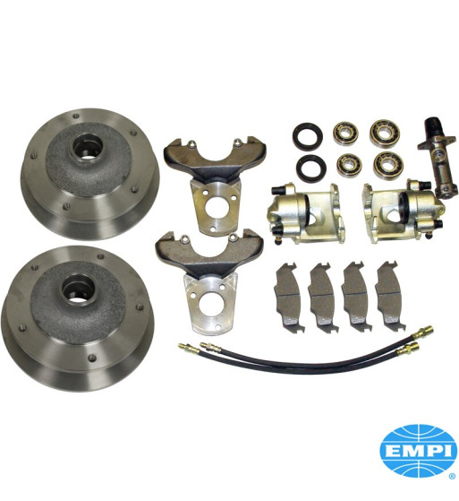 Disc brake conversion set, Zero Off-Set, front, 5x205 mm, for link pin. The kit includes all the parts you need to convert your 