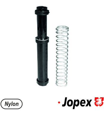 Push rod tube without seals, adjustable, adjustable. Made of nylon. Can be installed without removing cylinder head. 3 seals (81