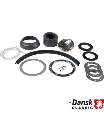 RSR fuel filler kit complete with polished stainless steel fuel cap. This kit will allow fuel filling through the center of the 