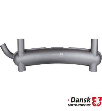 Exhaust rear, RSR street/racing, with one Ø60 mm OE tail pipe or two Ø70 mm racing tail pipes. 92.213 needed for fitting the exh