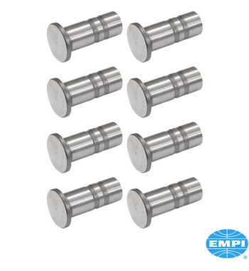 Cam follower set with oil hole, High Performance, 31 mm, 8 pieces. The followers have 15% more contact area than stock to reduce