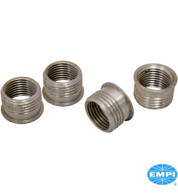 Spark plug insert set, 14 mm - 12.7 mm thread length, 4 pieces. Repair stripped spark plug threads with 16x1.5 mm threaded inser