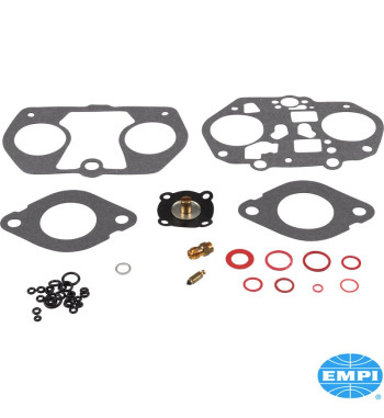 Repair kit for carburettor. For Dellorto 36/40/45 DRLA. Includes accelerator pump diaphragm, Dellorto Style needle/seat and all 