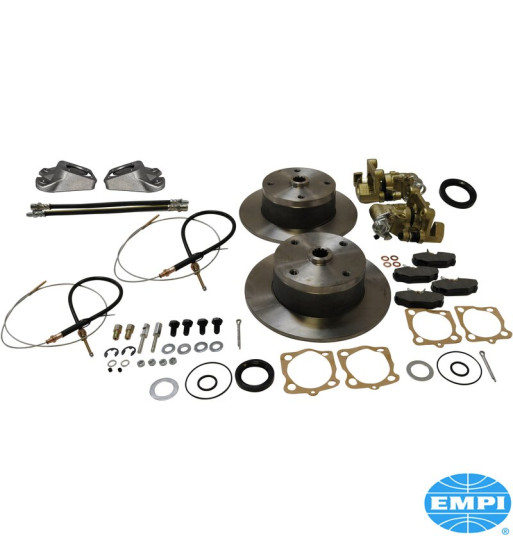 Disc brake conversion set, Deluxe, rear, 4x130 mm. The kit includes all the parts you need to convert your VW to disc brakes. Ca Disc brake conversion set, Deluxe, rear, 4x130 mm. The kit includes all the parts you need to convert your VW to disc brakes. Ca
