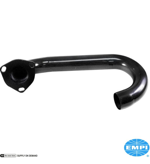 Pipe connecting the exhaust (Empi 00-3340-0) to the manifold. Made of steel with black paint Pipe connecting the exhaust (Empi 00-3340-0) to the manifold. Made of steel with black paint