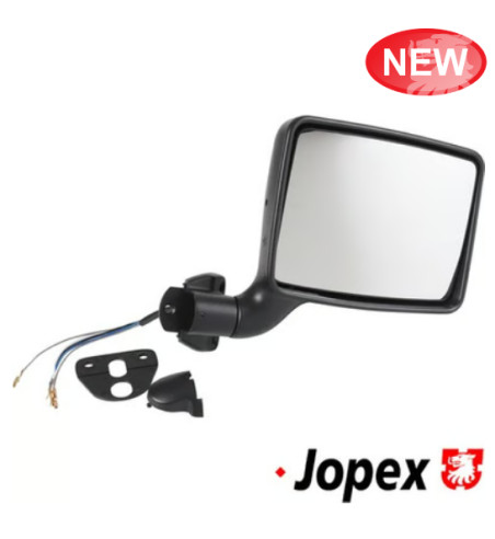 Door mirror, electric, convex, left