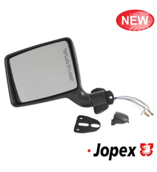 Door mirror, electric, convex, right